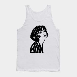 Clara Bow Name Head Tank Top